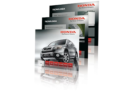 digital brochure for Honda