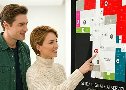  Segnaletica digitale interattiva: il wayfinding