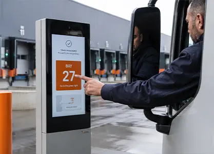 Check-in digitale per le baie di carico e scarico