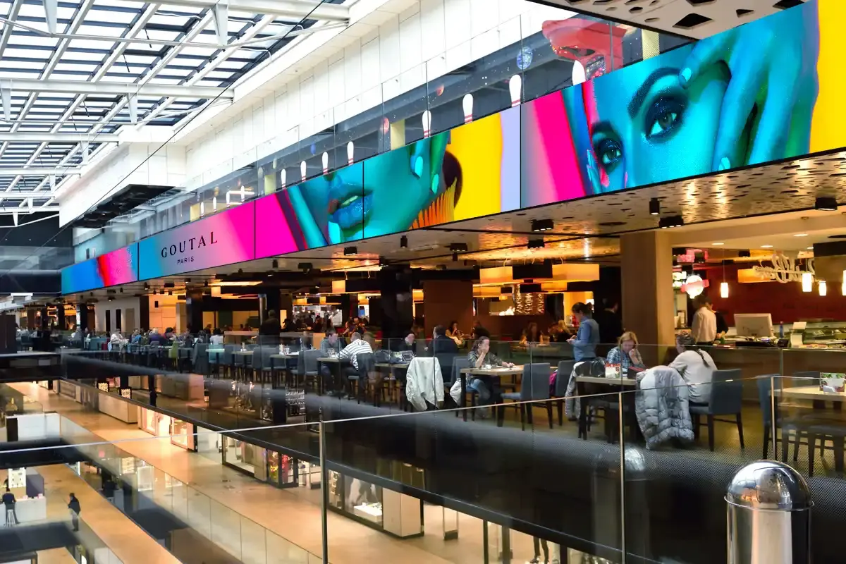 display e soluzioni digital signage per Centri commerciali, Outlet e GDO