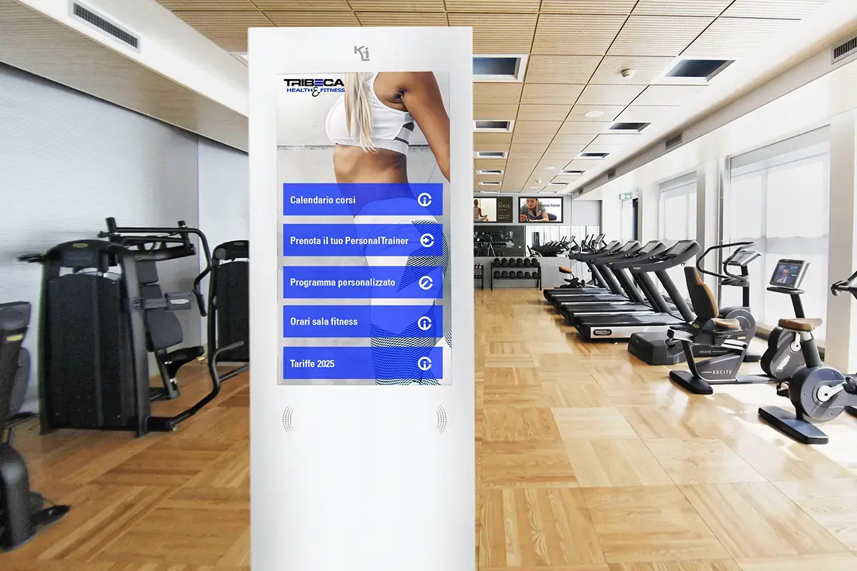 software e sistemi digital signage per palestre