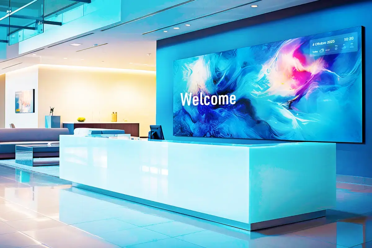 Soluzioni digital signage per ambienti Corporate