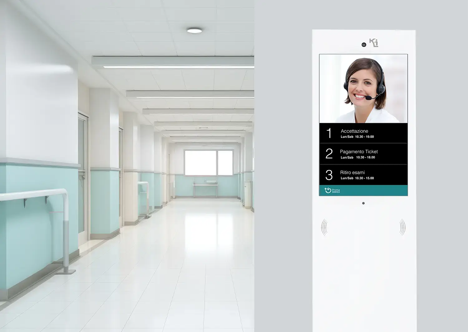 video assistenza su totem  digitale