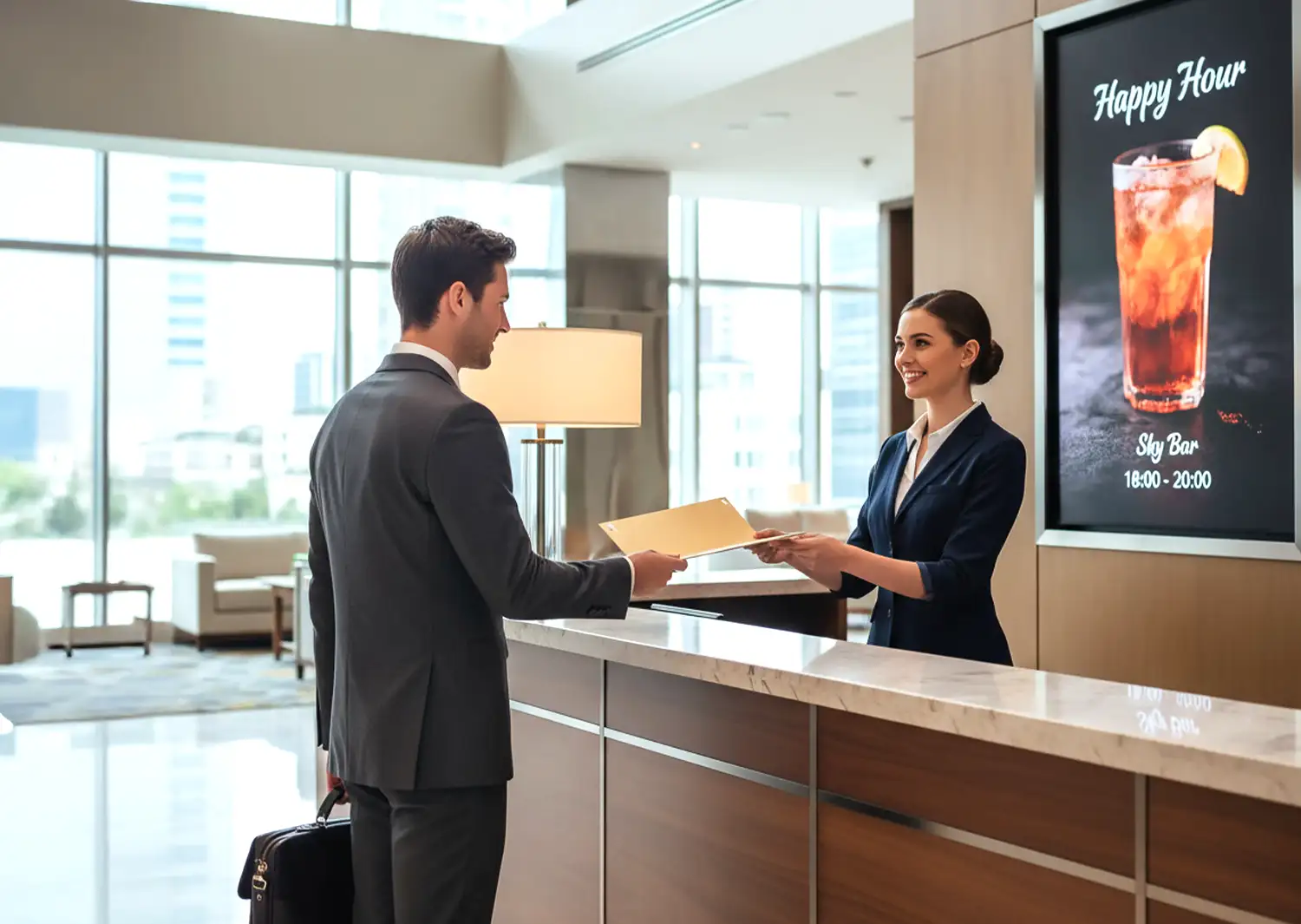 display e videowall per alberghi e hotel