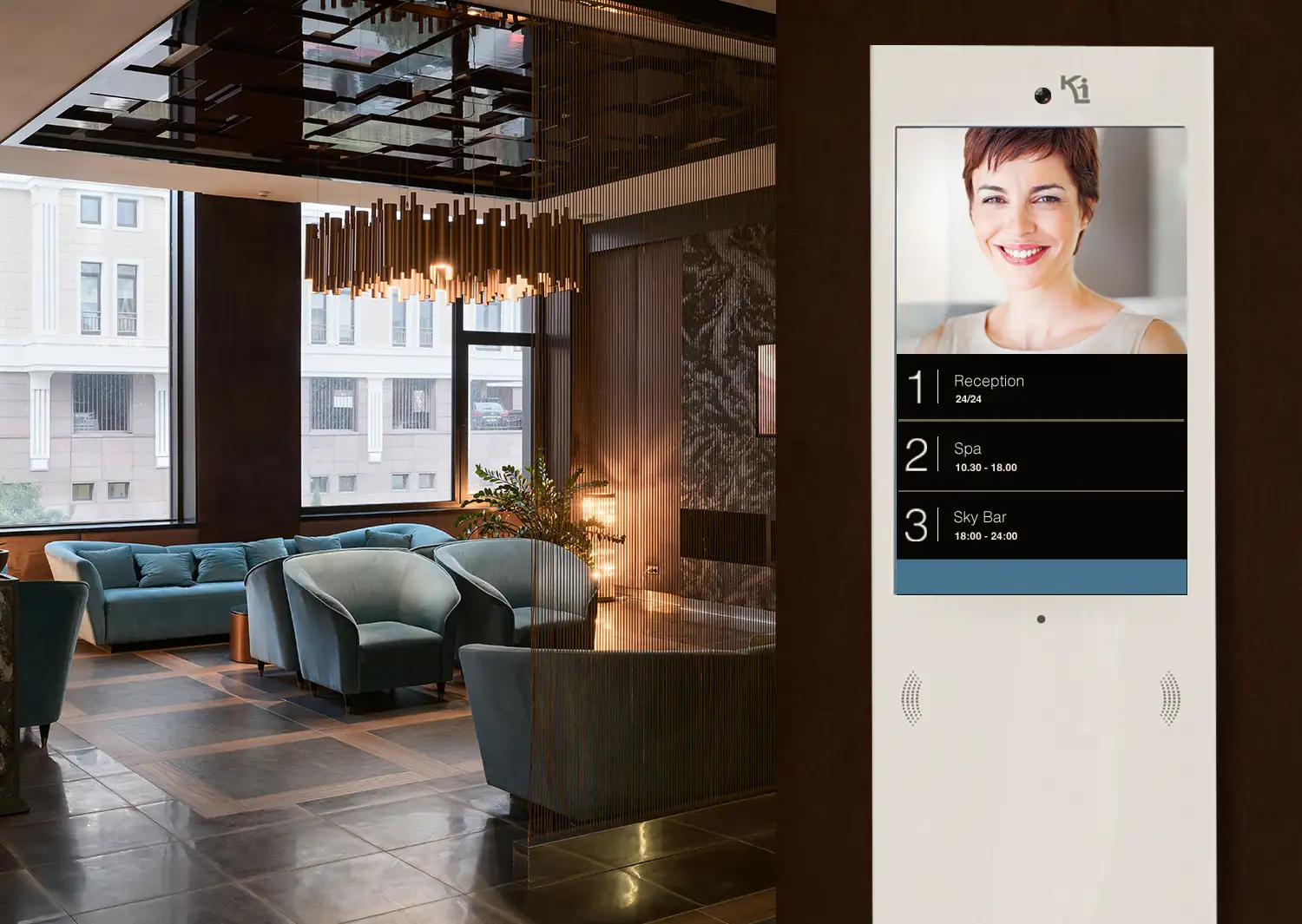 video portineria digitale Kiosk Hall