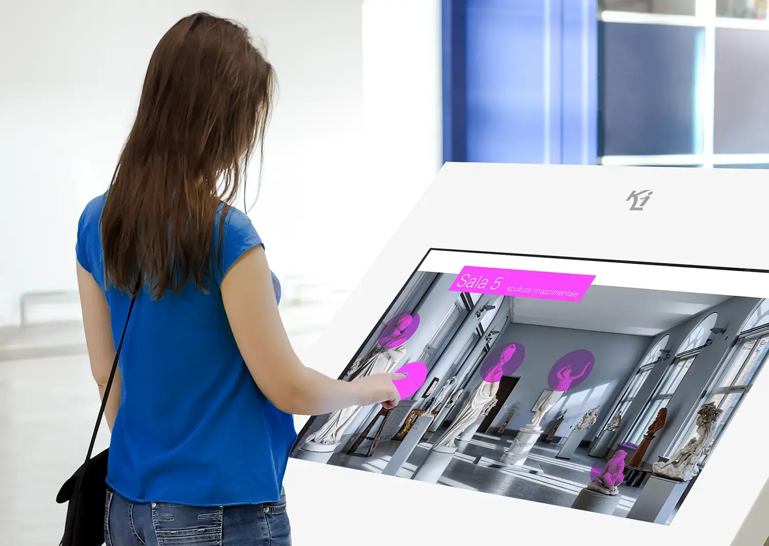 totem interattivo per fiere e musei