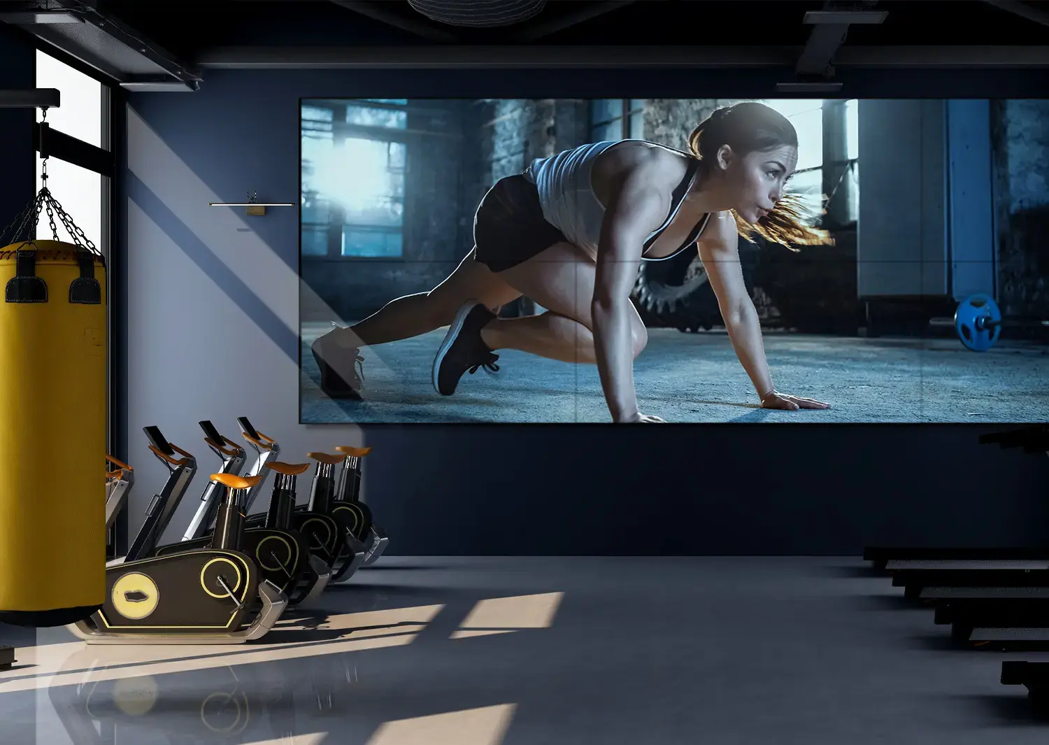 videowall per palestra