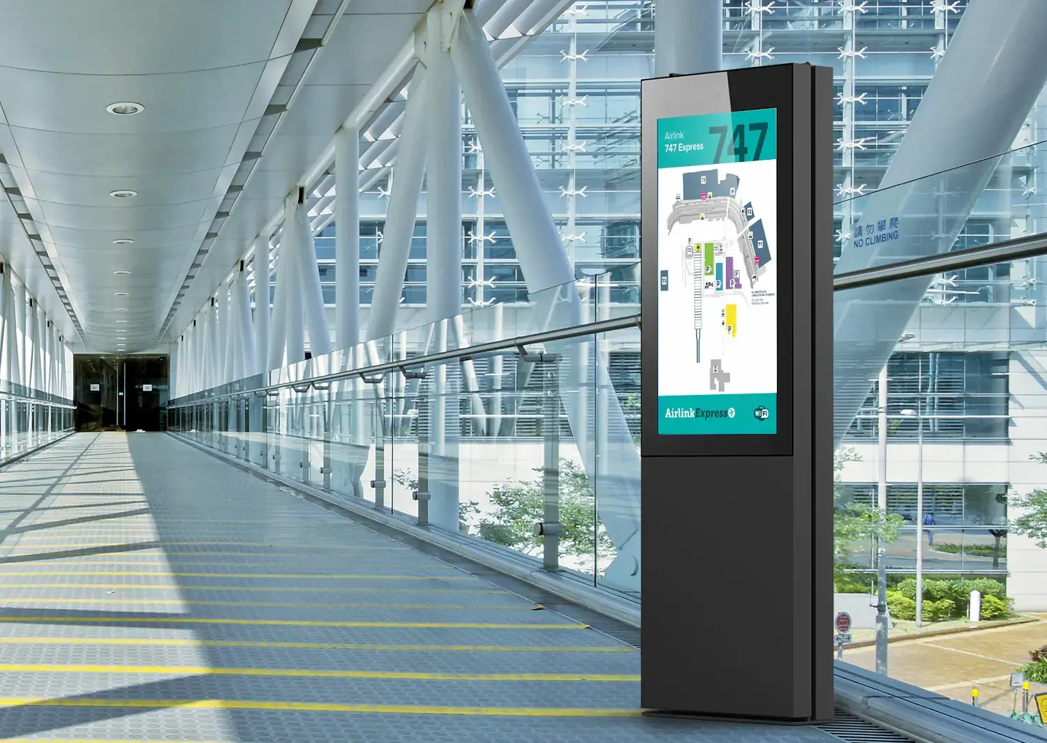 sistema di wayfinding digitale