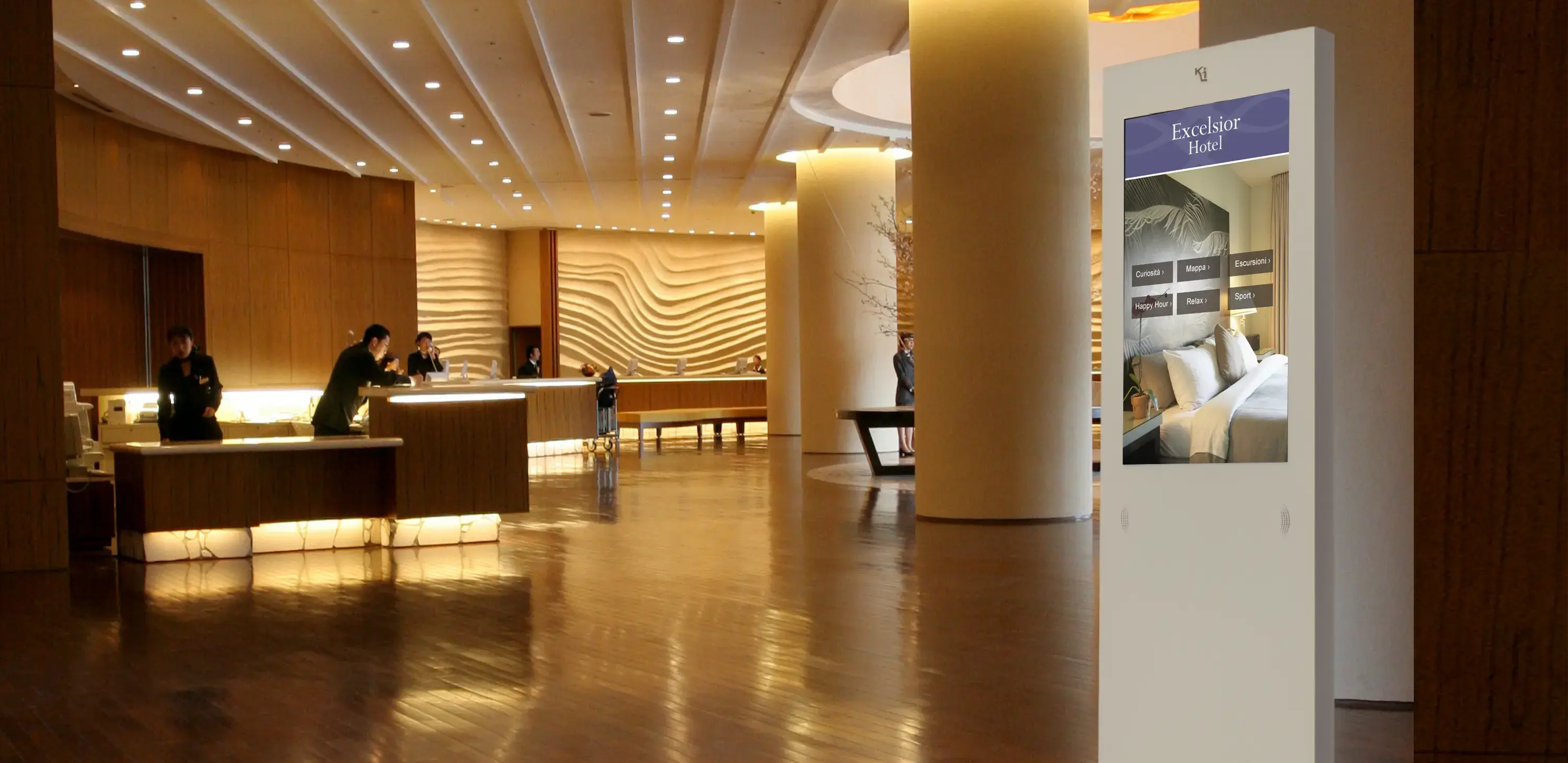 soluzioni digital signage per Hotel, Alberghi