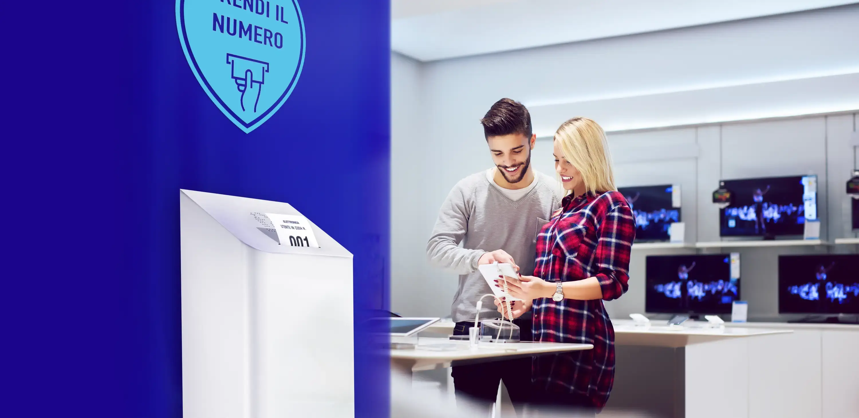 emettitore di ticket elettronico per attività e negozi