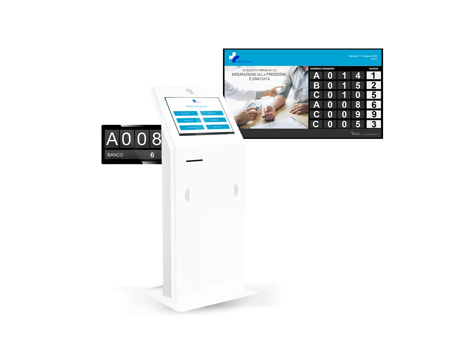software elimiancode con totem e display